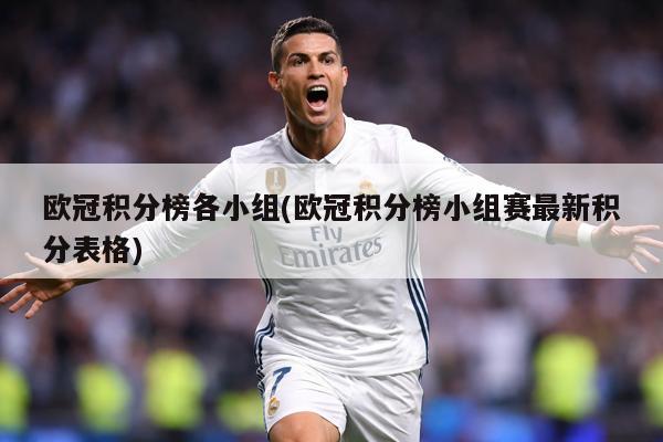欧冠积分榜各小组(欧冠积分榜小组赛最新积分表格)
